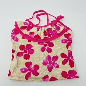 Floatimini 6/6X Racerback Floral Tankini Top 282